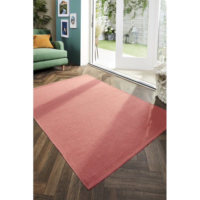 Woven Rugs Solid Colour Hand Woven Indoor / Outdoor Area Rug, 120x170