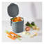 2.8 Gallons Plastic Manual Lift Trash Can
