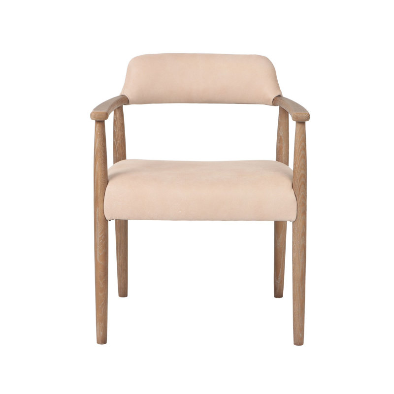 Chaise rembourrée Leighton, Beige