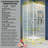 36" W X 36" D X 71" H Framed Square Shower Enclosure With 1/4"Clear Tempered Glass-123589984-123589986