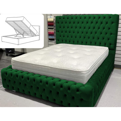 Upholstered Ottoman Storage Bed