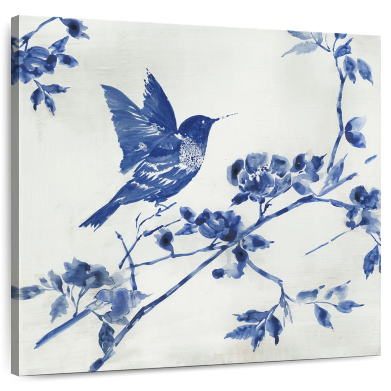 Colibri en porcelaine Harnek, H 39 po x l 39 po