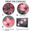 Ensemble de décorations murales cornichon monochrome rose-107190491-107190492