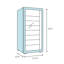 Danby Single Zone 24.75'' Built-In 48 Bottle Wine Refrigerator with Reversible Door