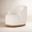 Norwood 28" W Swivel Barrel Chair