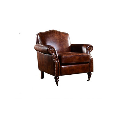 Breion Faux Leather Accent Chair