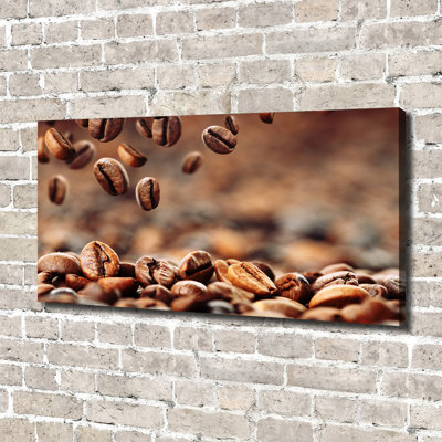 Coffee Beans - Wrapped Canvas Print