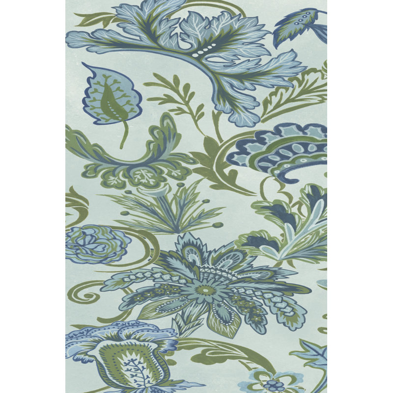 Serenity Chintz I by Melissa Wang - Wrapped Canvas Painting, 46cm H x 30cm W