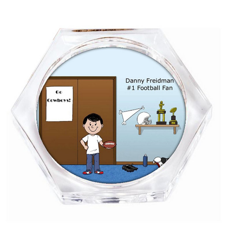 Ensemble de 4 sous-verres personnalisables, Oui