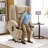 Power Lift Recliner Chair with Massage and Heat, Fabric-1467291913