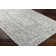 Rectangle Groh Flatweave Polyester Area Rug in Gray