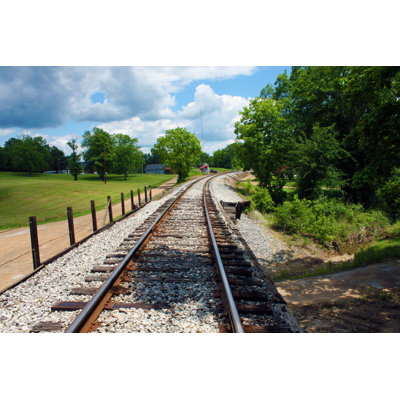 Mississippi Railroad Trestle - Wrapped Canvas Print