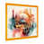 Impression dorée sur toile encadrée