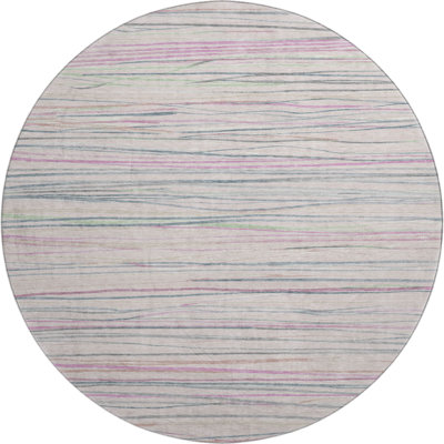 Premium Machine Washable Harjo AMF1603 Stripes Rug