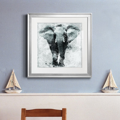 Proud Elephant - peinture encadrée