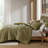 Waffle Washed Comforter Set-115139159-115139160