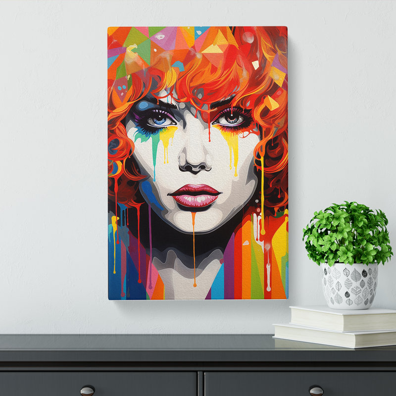 Rainbow Pop - Wrapped Canvas, 76cm H x 50cm W x 3cm D