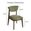 Ensemble de chaises de salle à manger rembourrées de 33 po de hauteur (ensemble de 2)-131348648