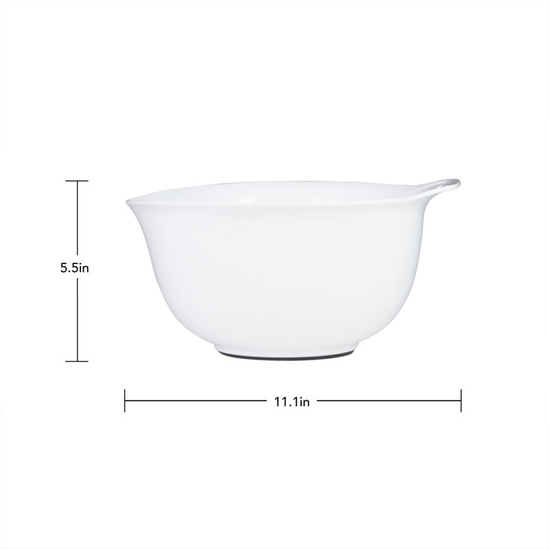 KitchenAid® Universal 3-Piece Nesting Mixing Bowls, Off White