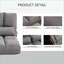 Fauteuil convertible Lazy Gris foncé | Polyester