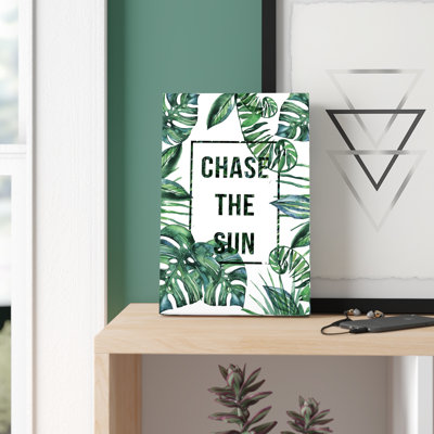« chase the sun », reproduction d’impression sur toile tendue