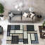 Tapis gris / ivoire Marmolejo-697425408