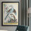 Toile encadrée Pastel Birds V Premium - prête à être accrochée