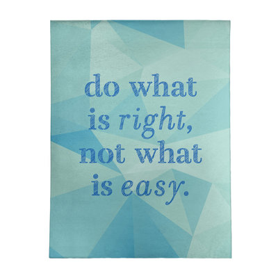 Quotes Chenille Indoor Rug