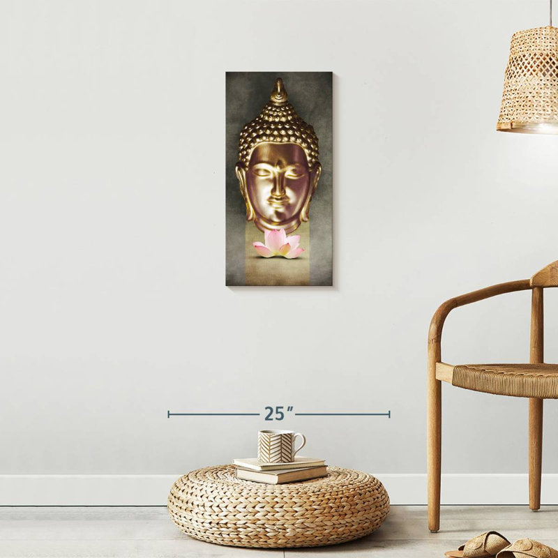 " Lotus Buddha " by NirvanaDesigns, 24" H x 12" W x 1.25" D