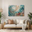 «Coastal Marine Life», art mural en métal brun-1631176817