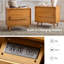 Table de chevet 2 tiroirs Mid-Century moderne l 27,6 po avec station de charge-443191258