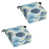 White/Blue/Gardenia Cool Floral