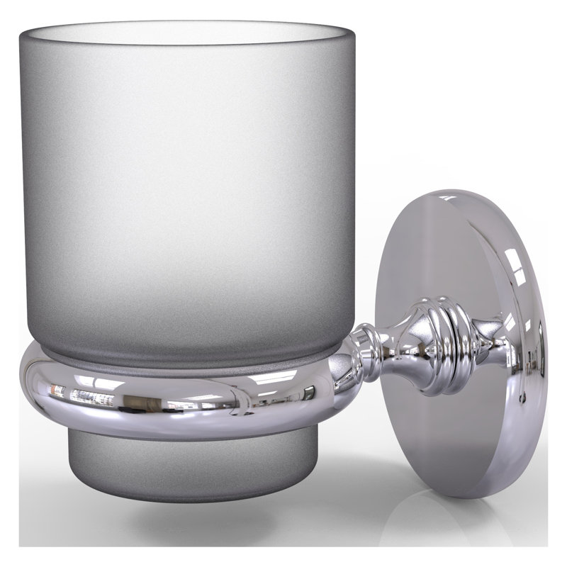 Porte-verre mural Gober, Chrome poli