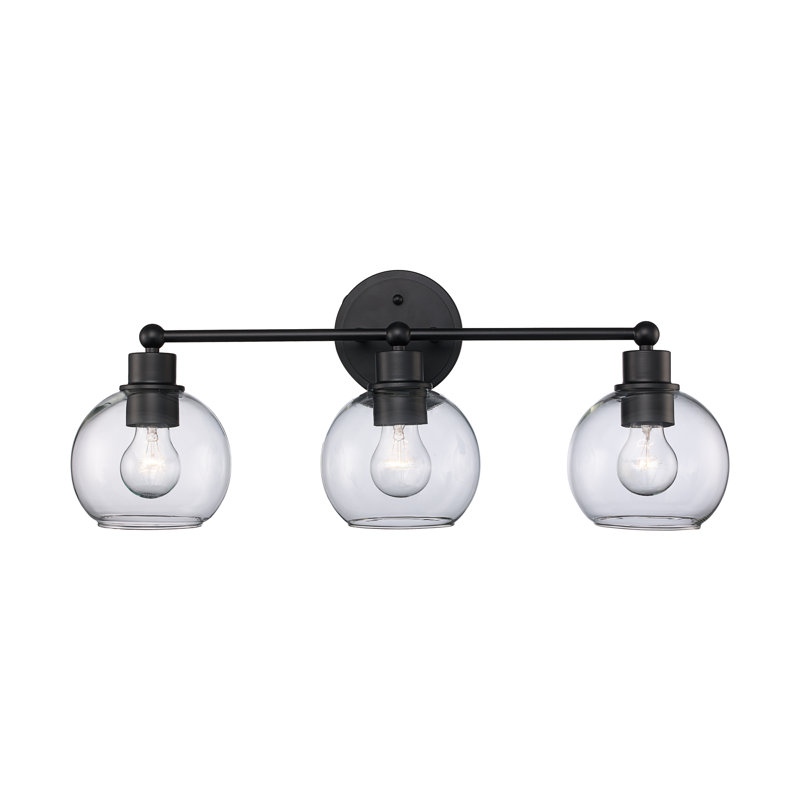 Lochleven 3 - Light Dimmable Vanity Light, Black