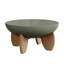Rond Emagene avec pieds en bois-331829770