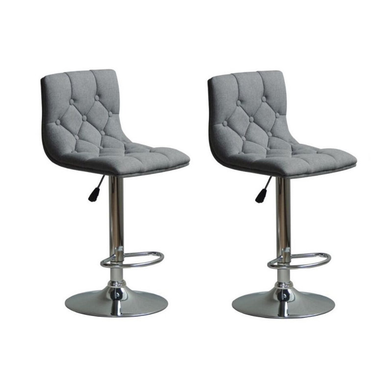 Critchlow Swivel Adjustable Height Bar Stool