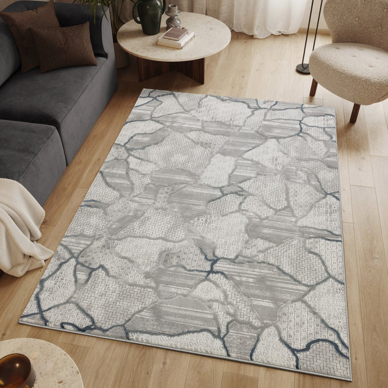 63 po Large, 87 tapis longs avec un motif abstrait, moderne et artistique, 100% teint, pour animaux 3 po x 7 po, envers en jute, motif