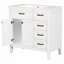 36" Bathroom Vanity With Sink Combo, Bathroom Cabinet With Drawers, Solid Frame And MDF Board-115688476