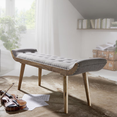 Suri Polyester Upholstered Bench