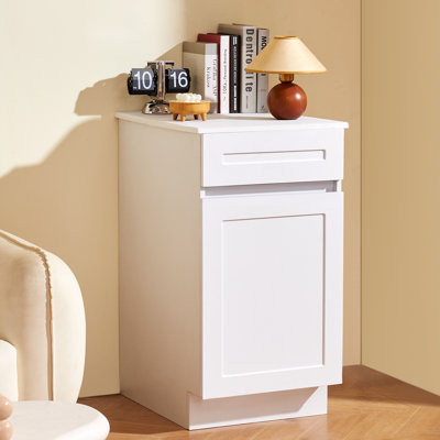 Shaker Base Cabinet 24" D x 34.5" H Ready to Assemble Cabinet White