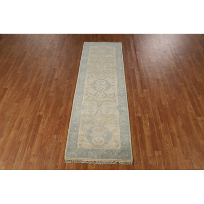 Camel Oushak Indian Runner Rug 3x8