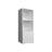 43" Tall One-Door Wall Cabinet  With Two Open Shelves, Medicine Cabinet-1208641900