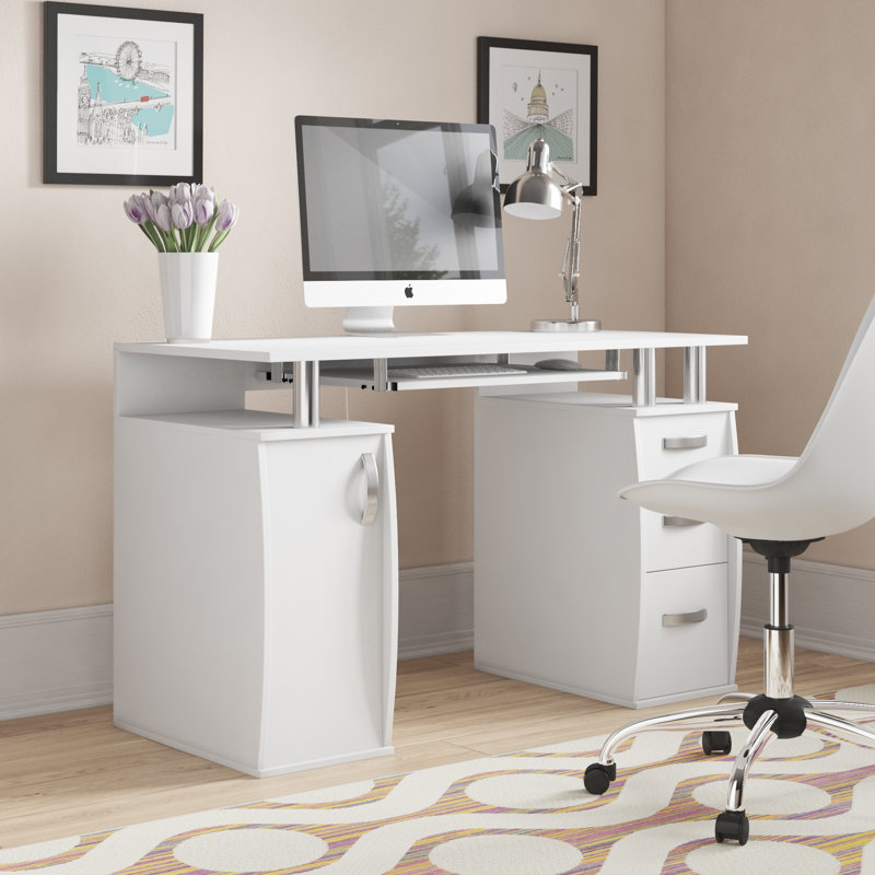 Muskoka Computer Desk, White