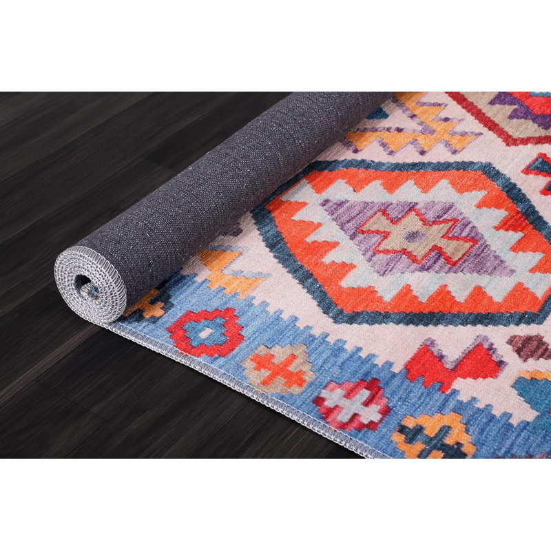Indoor Area Rug Soft Carpet Pads For Bedroom Non-Slip Throw Rugs Washable Mat For Home Decor 1315, Rectangle 80 x 240 cm