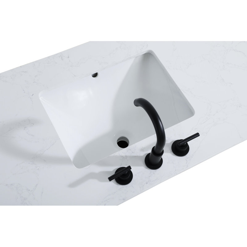 Meuble-lavabo simple 24 po, Blanc