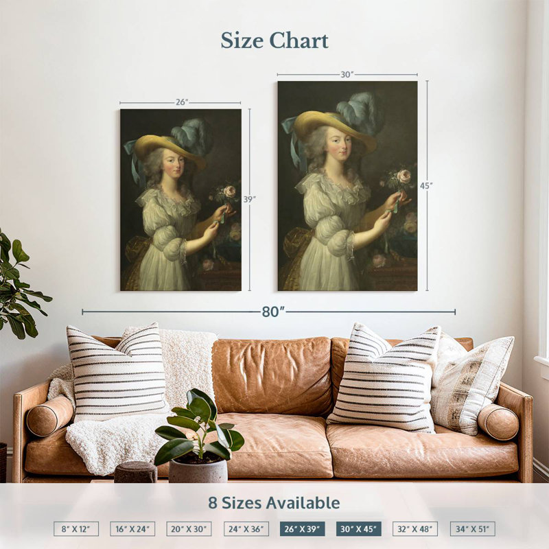 Leisha Marie Antoinette, 39" H x 26" W
