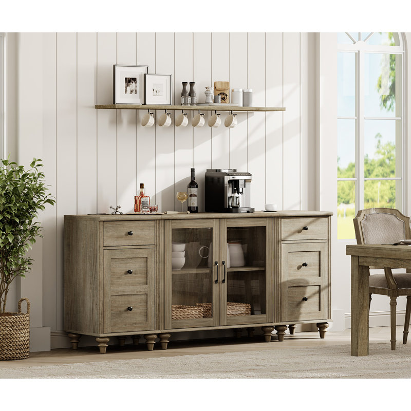 Buffet 66,9 po Scarlett, Gris délavé