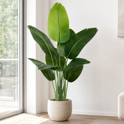 Plante artificielle tropicale palmier 4 pi pour bureau à domicile, décor de salon sans pot
