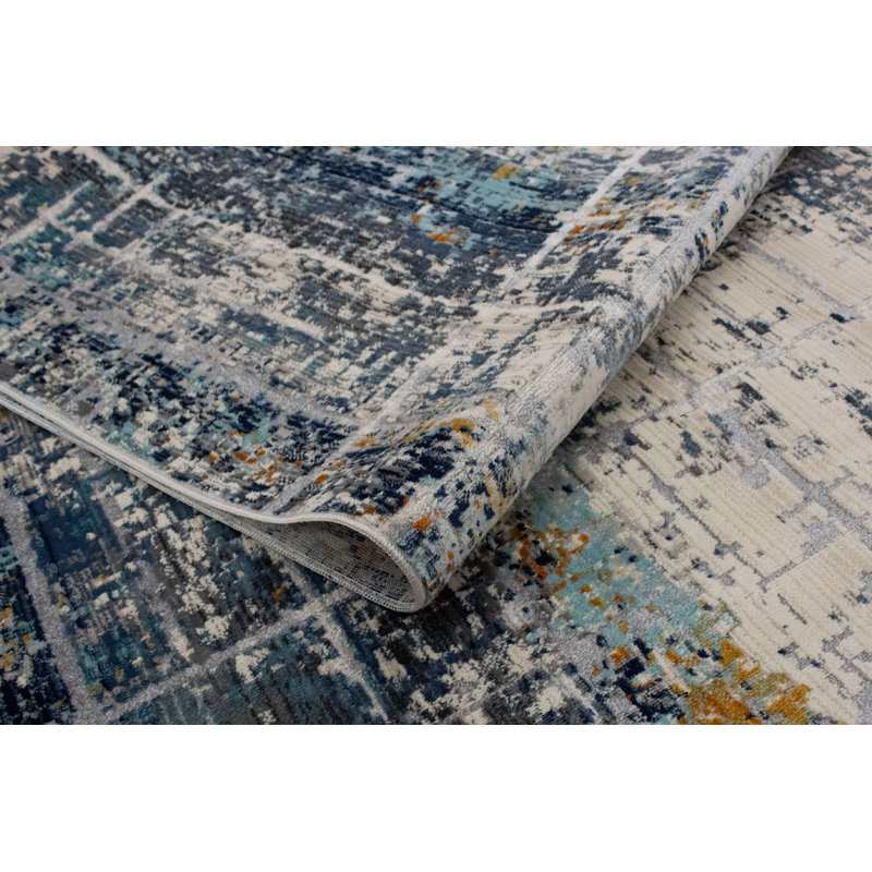 Blazek Abstract Indoor Rug, Runner 1'10" x 6'