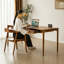Ensemble de chaises de bureau courbées de style minimaliste